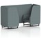 Brixworth 2 Seater Booth, Black Legs, Main Line Flax Fabric, Westminster Panels And Sofa