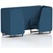 Brixworth 2 Seater Booth, Black Legs, Sumi Fabric, Uto Panels And Sofa