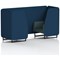 Brixworth 2 Seater Booth, Black Legs, X2 Fabric, Calculus Panels And Polygon Sofa