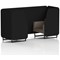 Brixworth 2 Seater Booth, Black Legs, X2 Fabric, Diameter Panels And Theory Sofa