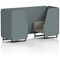 Brixworth 2 Seater Booth, Black Legs, Main Line Flax Fabric, Westminster Panels And Newbury Sofa