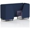 Brixworth 2 Seater Booth, Black Legs, Synergy Fabric, Alike Panels And Order Sofa
