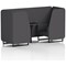 Brixworth 2 Seater Booth with Table, Black Legs, Black Table, X2 Fabric, Arithmetic Panels And Sofa
