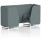 Brixworth 2 Seater Booth, White Legs, Main Line Flax Fabric, Westminster Panels And Sofa