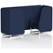 Brixworth 2 Seater Booth, White Legs, Synergy Fabric, Alike Panels And Sofa