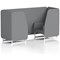 Brixworth 2 Seater Booth, White Legs, Synergy Fabric, Partner Panels And Sofa
