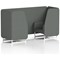 Brixworth 2 Seater Booth, White Legs, Sumi Fabric, Kobe Panels And Sofa
