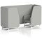 Brixworth 2 Seater Booth, White Legs, Sumi Fabric, Tokyo Panels And Sofa
