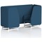 Brixworth 2 Seater Booth, White Legs, Sumi Fabric, Uto Panels And Sofa
