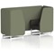 Brixworth 2 Seater Booth, White Legs, Main Line Flax Fabric, Monument Panels And Temple Sofa