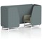Brixworth 2 Seater Booth, White Legs, Main Line Flax Fabric, Westminster Panels And Newbury Sofa