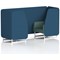 Brixworth 2 Seater Booth, White Legs, Sumi Fabric, Uto Panels And Handa Sofa