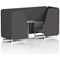 Brixworth 2 Seater Booth with Table, White Legs, Grey/Silver Table, X2 Fabric, Arithmetic Panels And Number Sofa