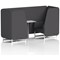 Brixworth 2 Seater Booth with Table, White Legs, White/Silver Table, X2 Fabric, Arithmetic Panels And Sofa