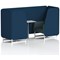 Brixworth 2 Seater Booth with Table, White Legs, White/Silver Table, X2 Fabric, Calculus Panels And Polygon Sofa