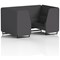 Brixworth 4 Seater Booth, Black Legs, X2 Fabric, Arithmetic Panels And Sofa