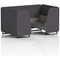 Brixworth 4 Seater Booth, Black Legs, X2 Fabric, Arithmetic Panels And Number Sofa