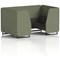 Brixworth 4 Seater Booth, Black Legs, Main Line Flax Fabric, Monument Panels And Temple Sofa