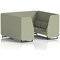 Brixworth 6 Seater Booth, Black Legs, Main Line Flax Fabric, Newbury Panels And Sofa Brixworth 6 Seater Booth, Black Legs, Main Line Flax Fabric, Newbury Panels And Sofa