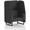 Brixworth 1 Seater Open Booth, Black Legs, Synergy Fabric, Mix Panels And Sofa