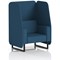Brixworth 1 Seater Open Booth, Black Legs, Sumi Fabric, Uto Panels And Sofa