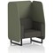 Brixworth 1 Seater Open Booth, Black Legs, Main Line Flax Fabric, Monument Panels And Temple Sofa