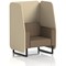 Brixworth 1 Seater Open Booth, Black Legs, Sumi Fabric, Zen Panels And Osaka Sofa