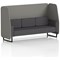 Brixworth 3 Seater Open Booth, Black Legs, X2 Fabric, Number Panels And Arithmetic Sofa