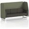 Brixworth 3 Seater Open Booth, White Legs, Main Line Flax Fabric, Monument Panels And Temple Sofa