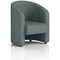 Lamport Armchair, With Black Feet, In Main Line Flax Fabric, Westminster
