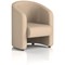 Lamport Armchair, With Black Feet, In Synergy Fabric, Affix