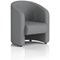 Lamport Armchair, With Black Feet, In Synergy Fabric, Partner Lamport Armchair, With Black Feet, In Synergy Fabric, Partner