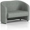 Lamport 2 Seater Sofa, With Black Feet, In Rivet Fabric, Prime