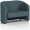 Lamport 2 Seater Sofa, With Black Feet, In X2 Fabric, Polygon