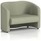Lamport 2 Seater Sofa, With Black Feet, In Main Line Flax Fabric, Newbury