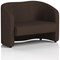 Lamport 2 Seater Sofa, With Black Feet, In Synergy Fabric, Wed