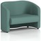 Lamport 2 Seater Sofa, With Black Feet, In Sumi Fabric, Handa
