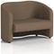 Lamport 2 Seater Sofa, With Black Feet, In Sumi Fabric, Osaka