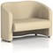 Lamport 2 Seater Sofa, With Black Feet, In Sumi Fabric, Zen