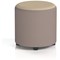 Harlestone Small Round Stool, In Yoredale Fabric, Settle Body Gordale Top