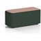 Harlestone Small Rectangular Stool, In Yoredale Fabric, Ingleton Body Kidstone Top