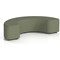 Harlestone 180 Degree Stool, In Main Line Flax Fabric, Monument Body And Top