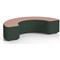 Harlestone 180 Degree Stool, In Yoredale Fabric, Ingleton Body Kidstone Top