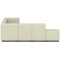 Mawsley Modular Seating Set L-Shaped Corner Sofa, 7 Seater, With Left Arms, Era - Futurist
