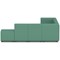 Mawsley Modular Seating Set L-Shaped Corner Sofa, 7 Seater, With Right Arms, Era - Rest