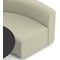 Mawsley Modular Seating Set Circular Sofa, Low Back, With Black Table, Era - Futurist