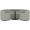 Mawsley Modular Seating Set Circular Sofa, Low Back, With Black Table, Era - Generation