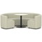 Mawsley Modular Seating Set Circular Sofa, Low Back, With White Table, Era - Futurist
