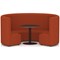 Mawsley Modular Seating Set Circular Sofa, High Back, With Black Table, Era - Experience