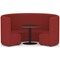Mawsley Modular Seating Set Circular Sofa, High Back, With Black Table, Era - Extent